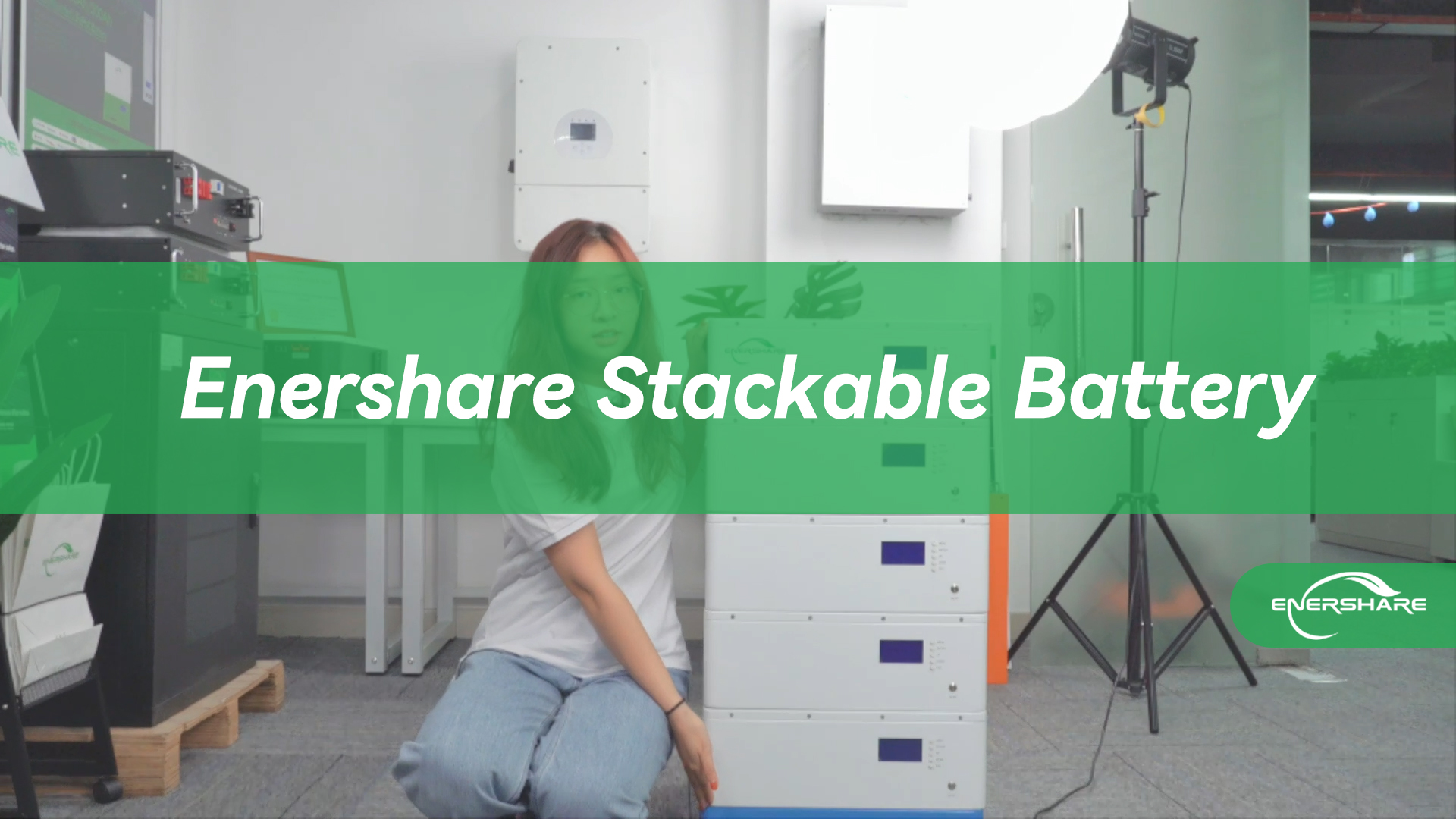 Enershare Rechargeable stackable battery Energy Storage System
