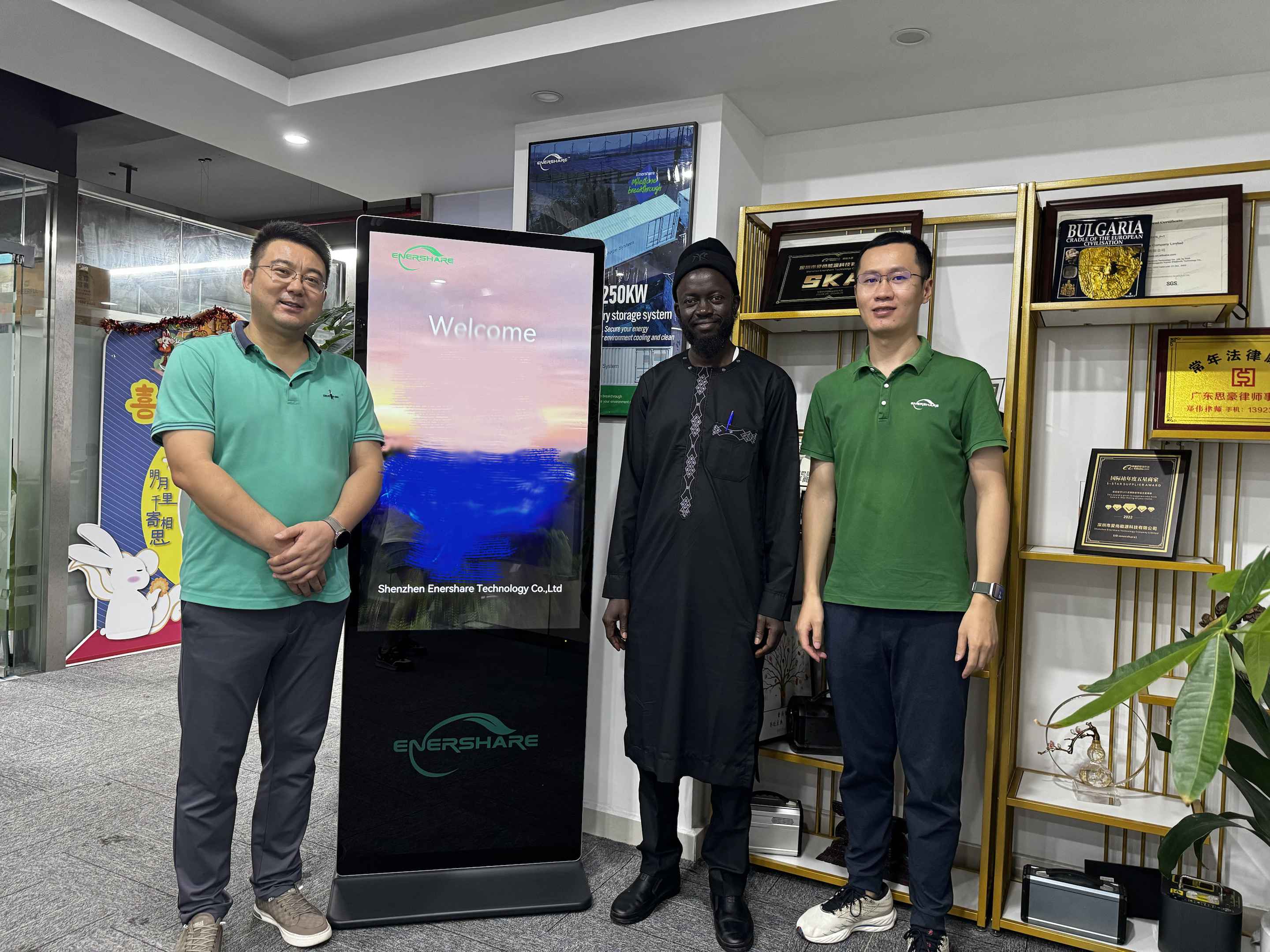 African Clients Visited Enershare