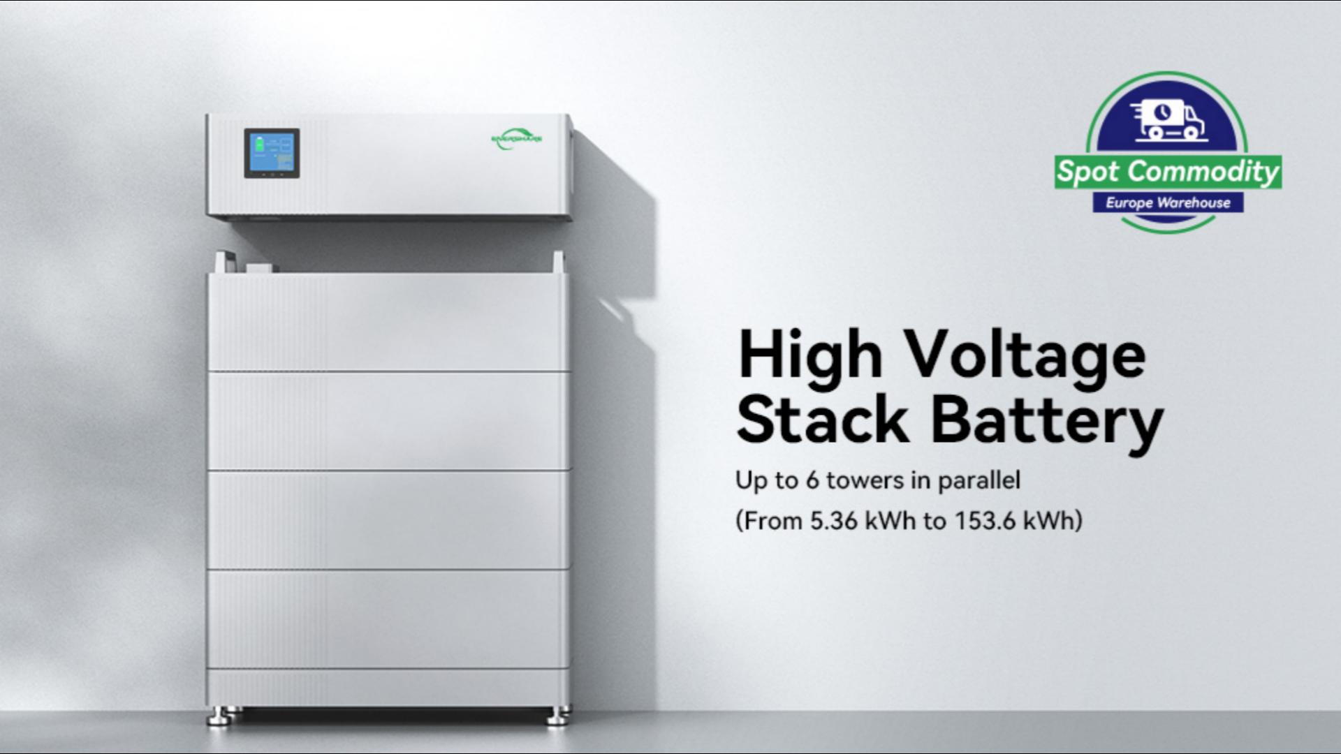 Enershare--Installtion Of High Voltage Stack Battery Core series