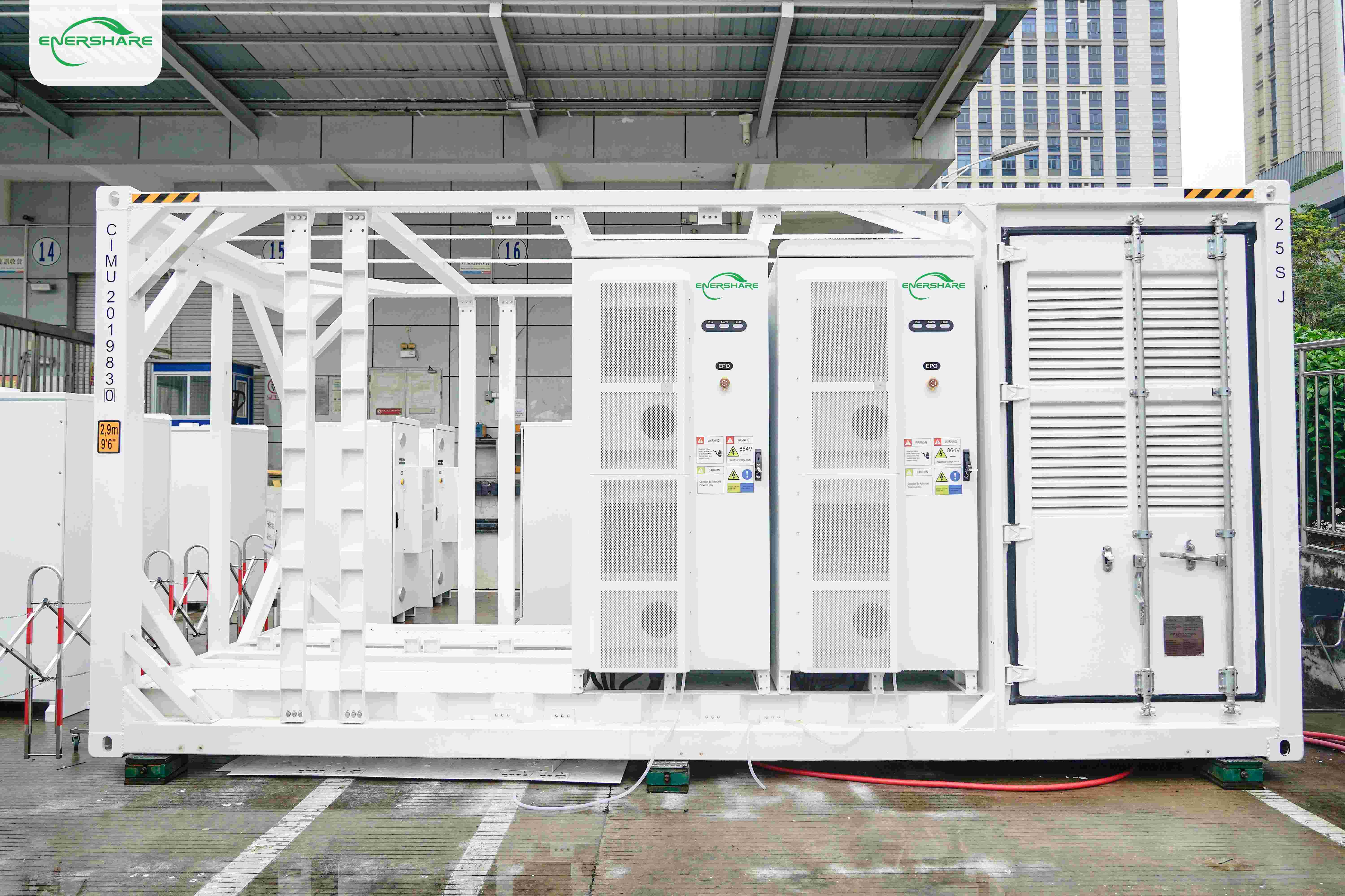 Enershare has completed the shipment of 400KW-860KWh Energy Storage System to the Middle East