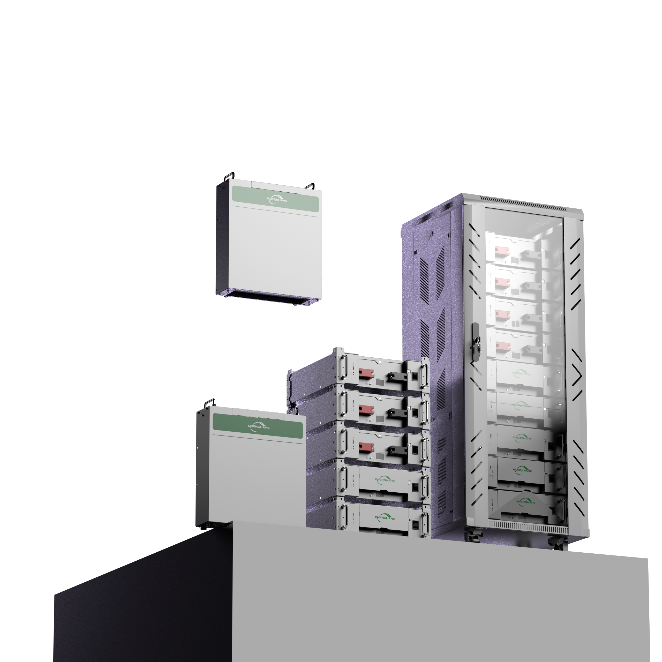 51.2V 100ah lifepo4 battery pack Cell-active balancing lithium battery energy storage Versatile Mounting Options